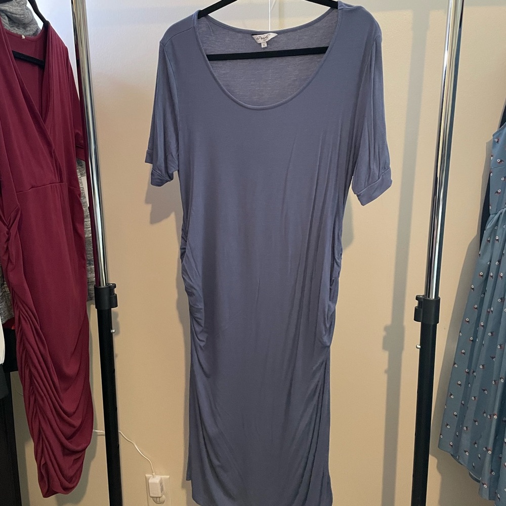 Maternity Dress - Blue
